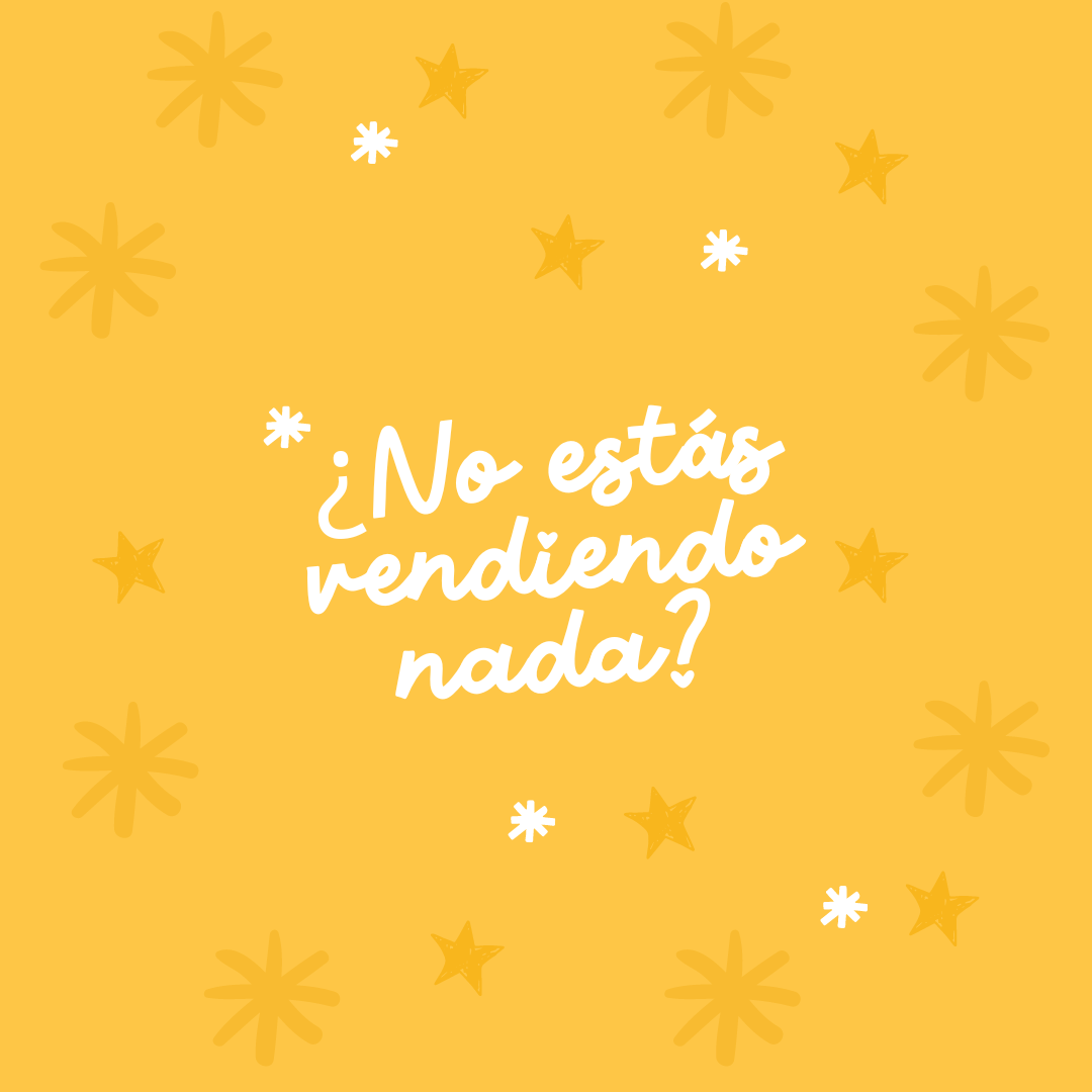 ¿No estás vendiendo nada? - Tienda en linea