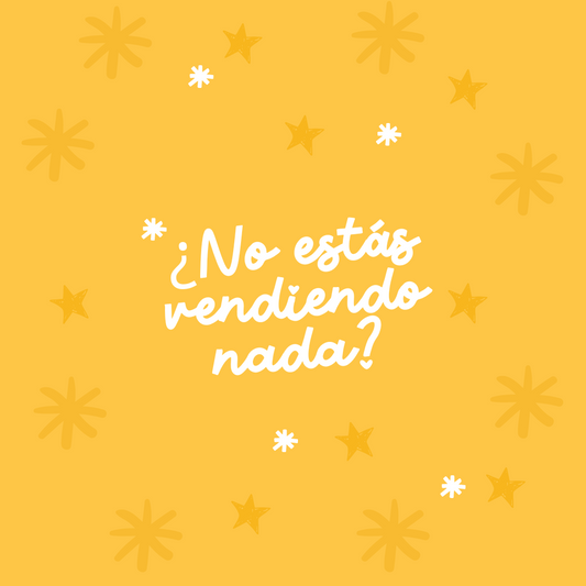 ¿No estás vendiendo nada? - Tienda en linea