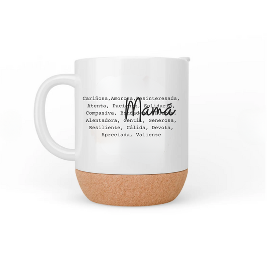 Taza Corcho Mama Valiente