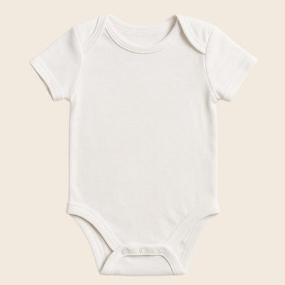 Body Bebe Tela Algodón Manga Corta