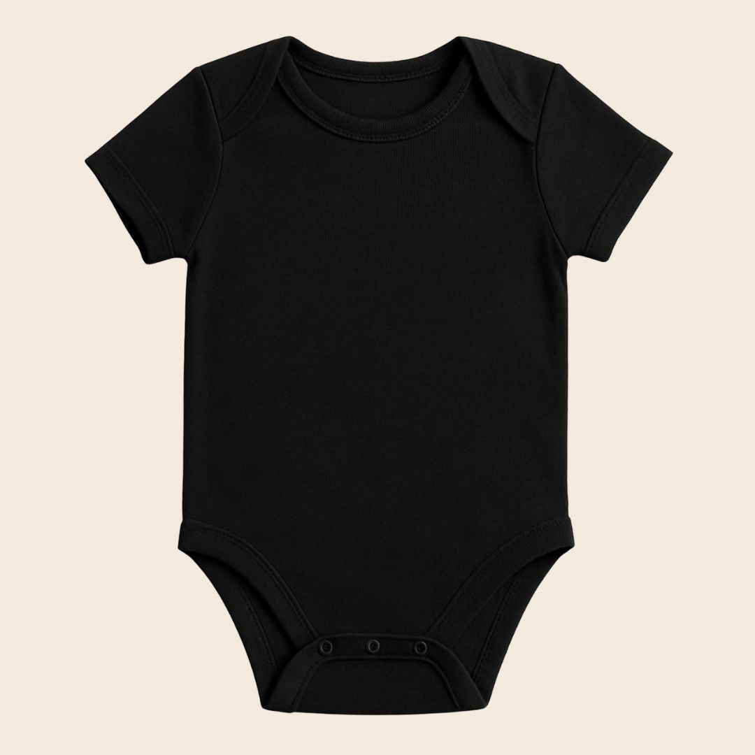 Body Bebe Tela Algodón Manga Corta