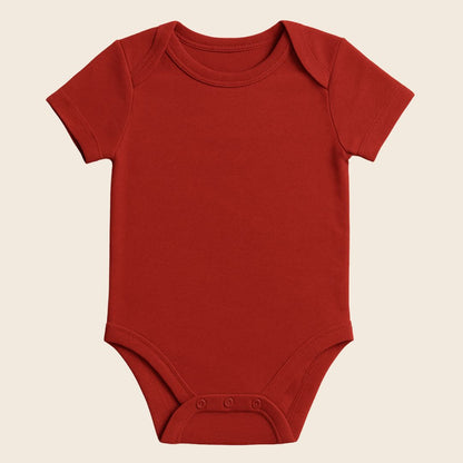 Body Bebe Tela Algodón Manga Corta