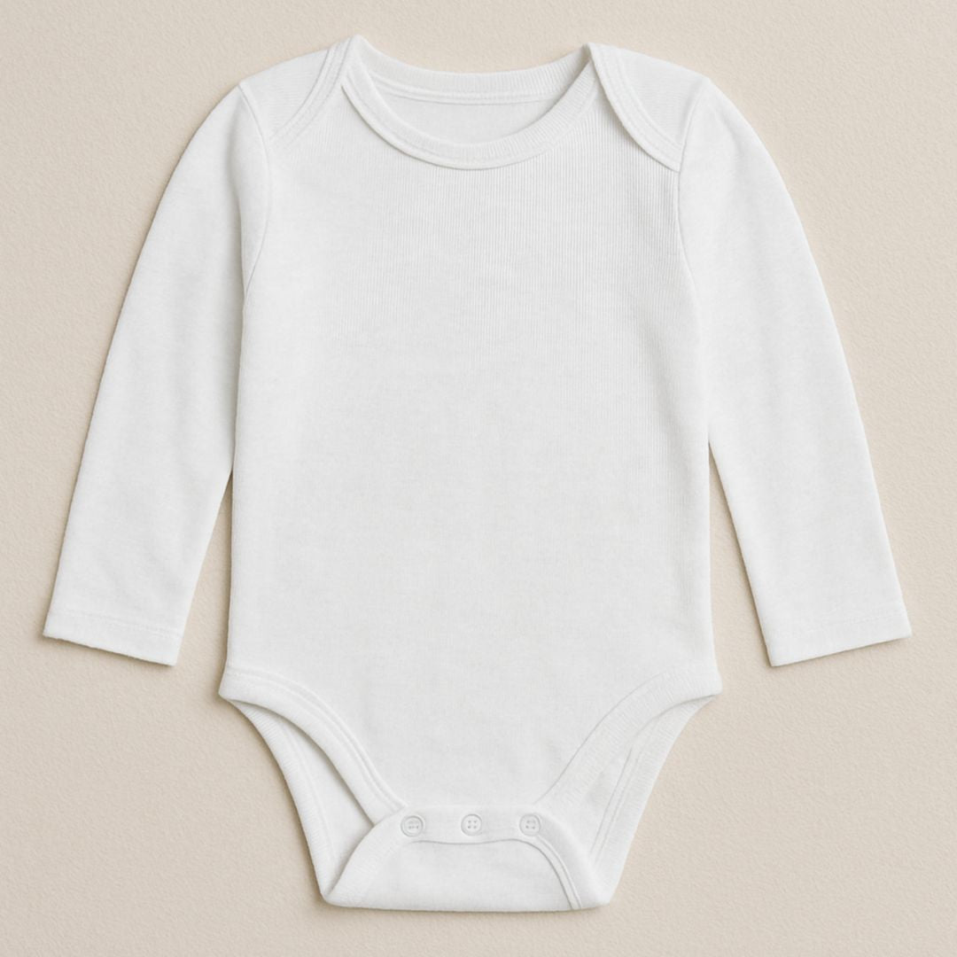 Body Bebe Tela Algodón Manga Larga