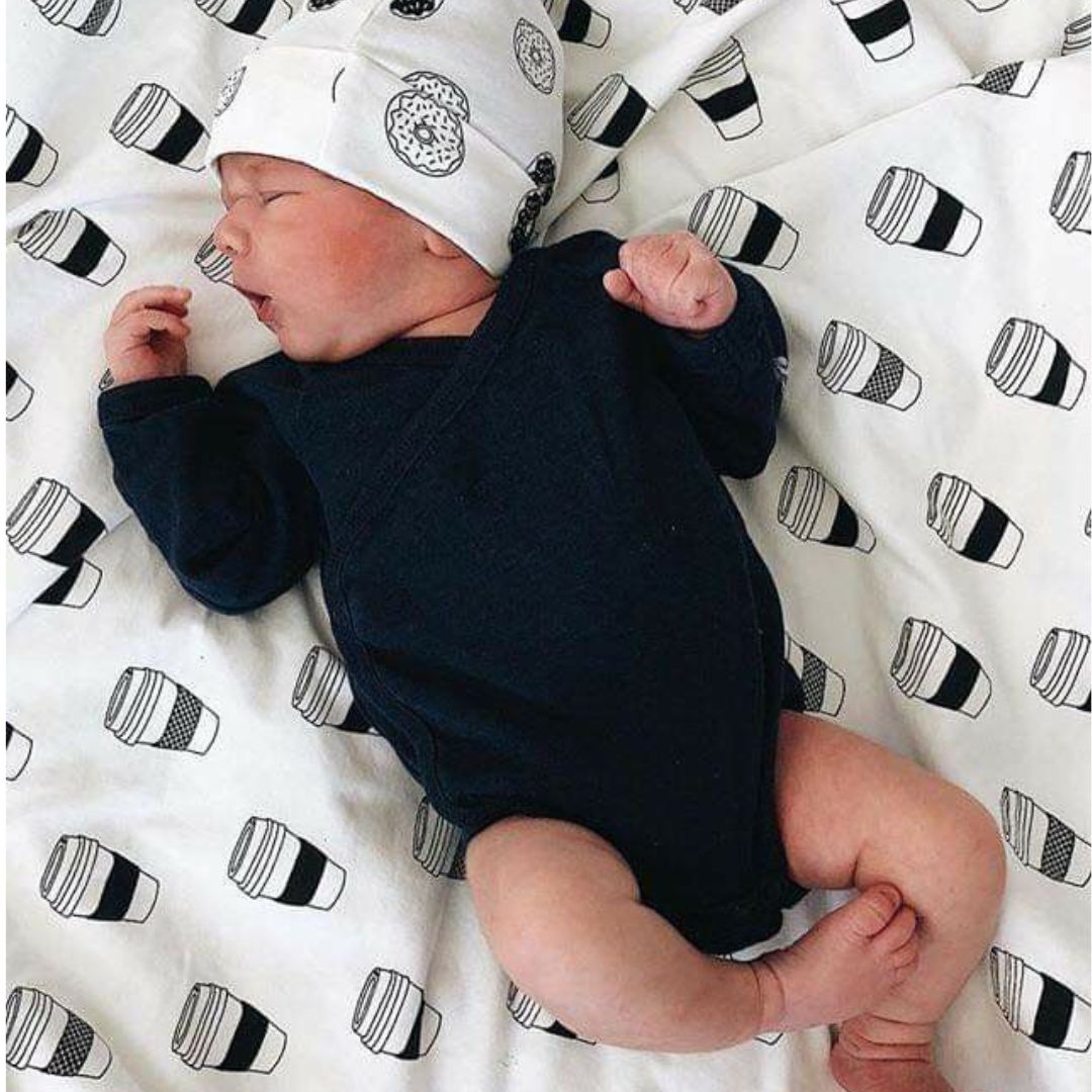 Body Bebe Tela Algodón Manga Larga