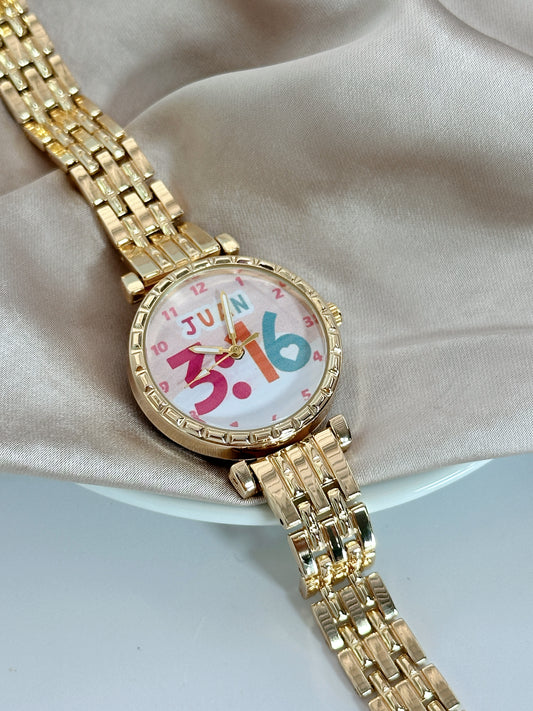 Reloj Dorado Juan 3:16