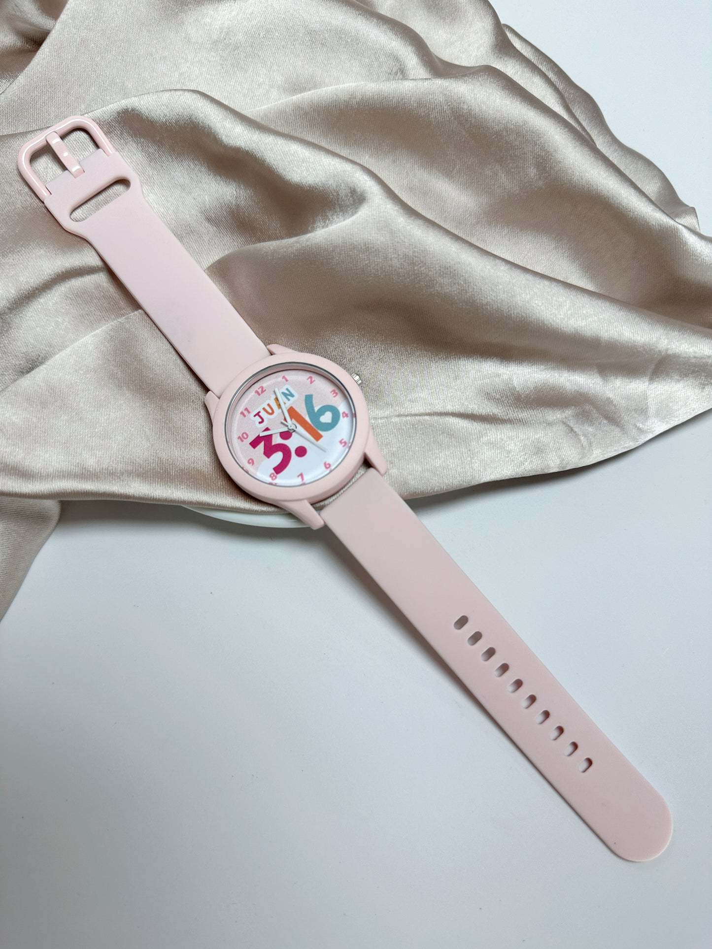 Reloj Pastel Juan 3:16