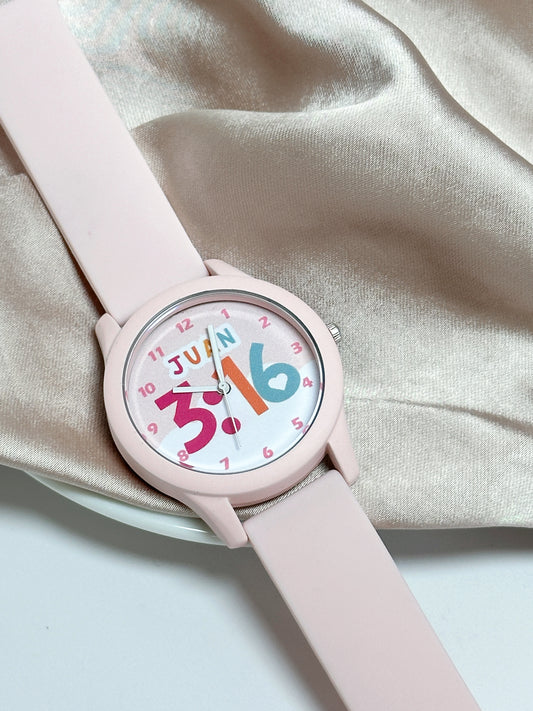 Reloj Pastel Juan 3:16