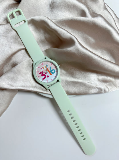 Reloj Pastel Juan 3:16