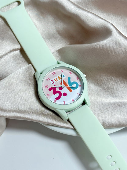 Reloj Pastel Juan 3:16