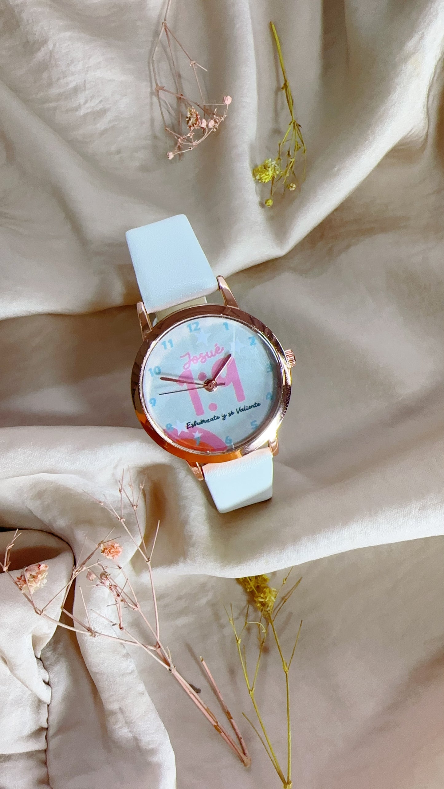 Reloj Blanco Josue 1:9