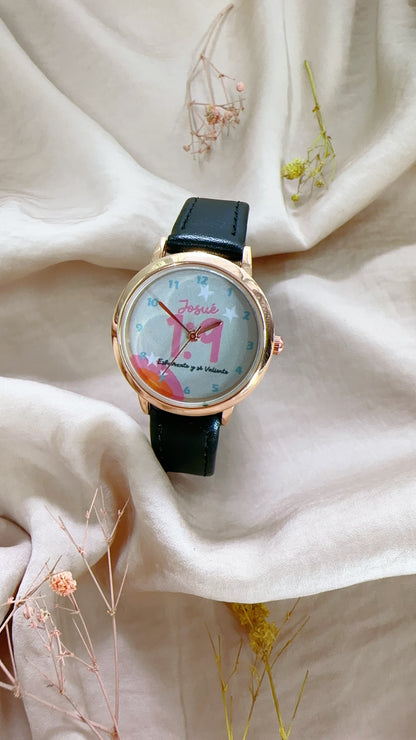 Reloj Cuero delgadito Josue 1:9