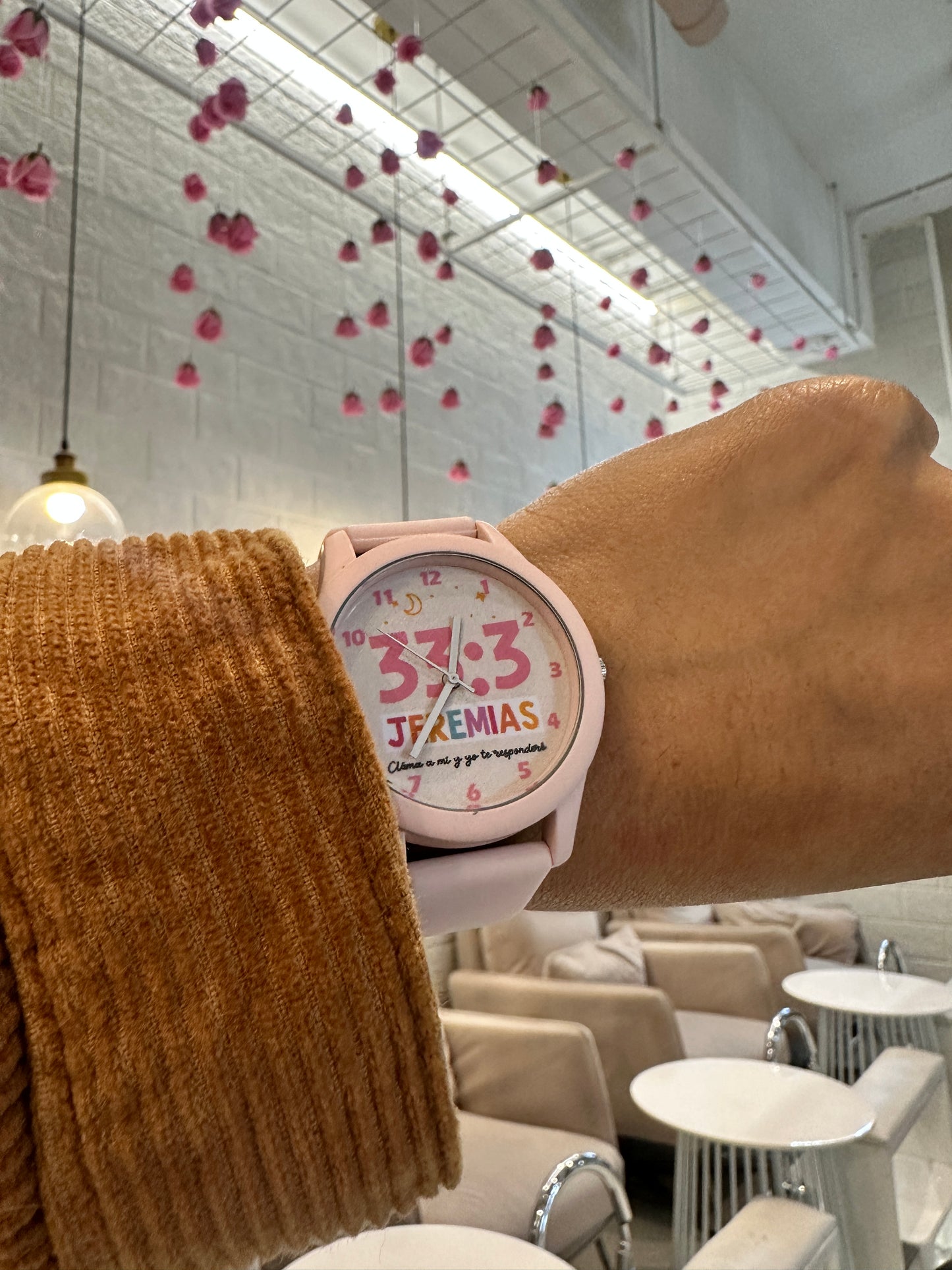 Reloj Pastel Jeremias 33:3