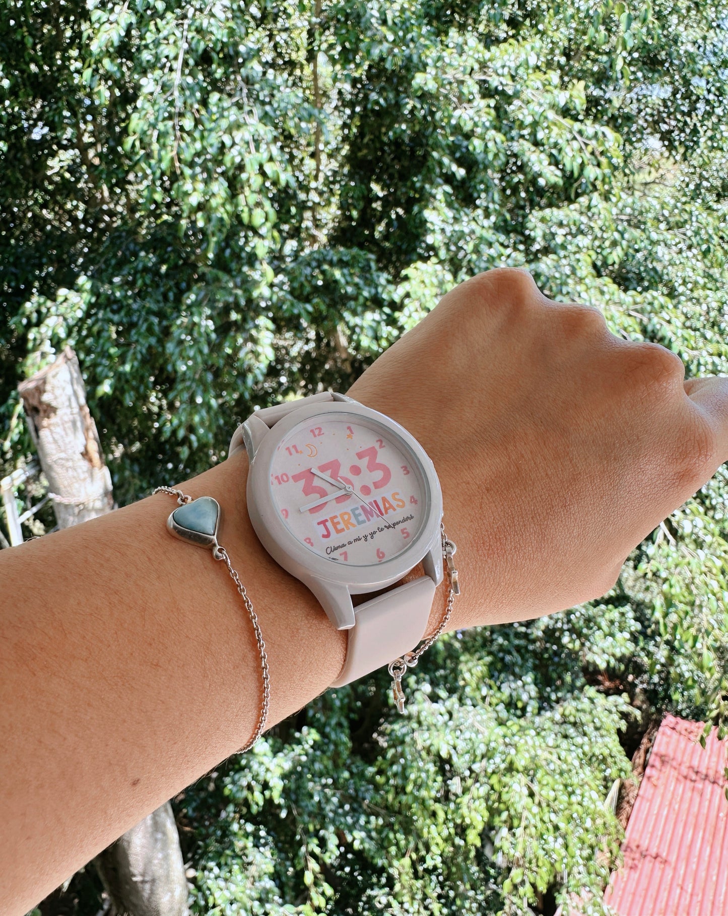 Reloj Pastel Jeremias 33:3